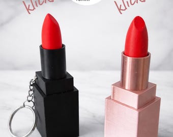 Lipstick Clicker Keychain: Cherry MX, STL File for 3D Printing