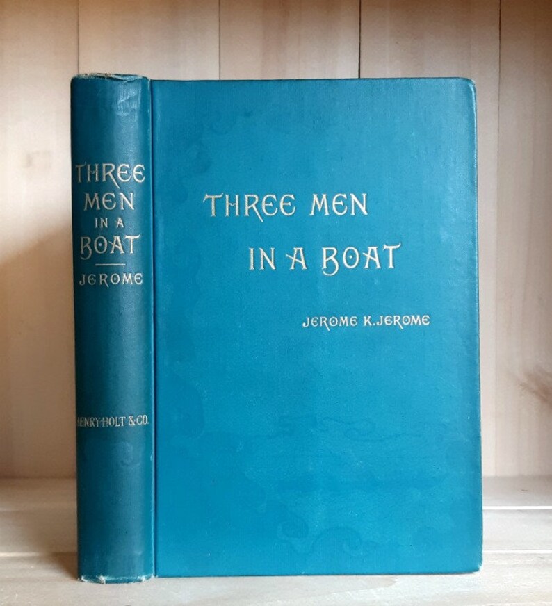 Three Men in a Boat by Jerome K Jerome 1890 Antique Book First Etsy