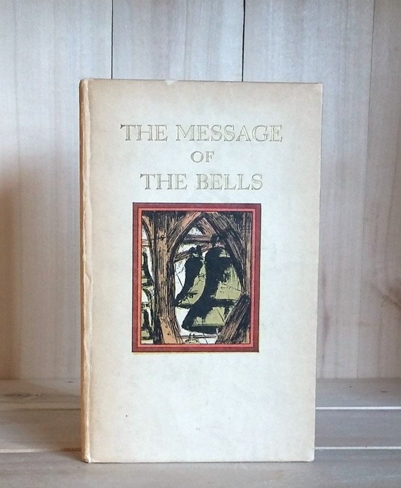 Antique Christmas Book 1942 Message of the Bells by Hendrik image 1