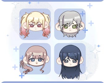 L/N PJSK / llavero / pegatina / impresión / vocaloid / project sekai / leo/need / anime / videojuegos / lindo / pegatinas de anime
