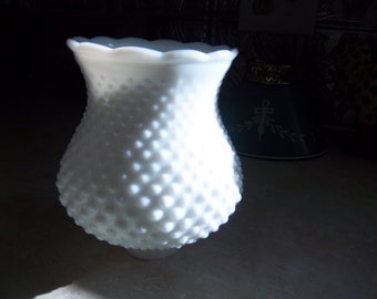 Hobnail Milk Glass Shade