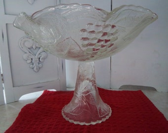 Vintage Compote Fruit Bowl