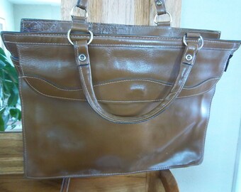 Leather Briefcase, Laptop, iPad or Notebook Bag