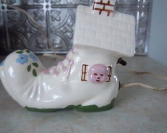 Vintage Ceramic Baby Night Light