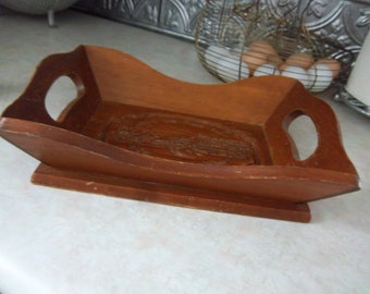 Wooden Give Us This Day Bread Tray