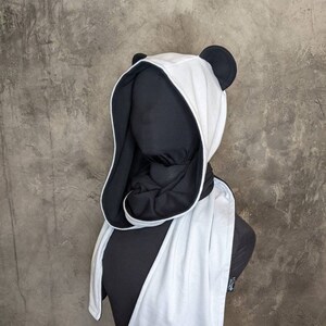 Panda hoodie with ears and paws online