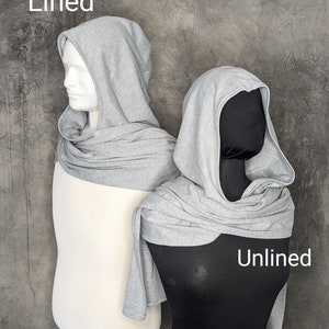 Knight hoodie scarf image 2