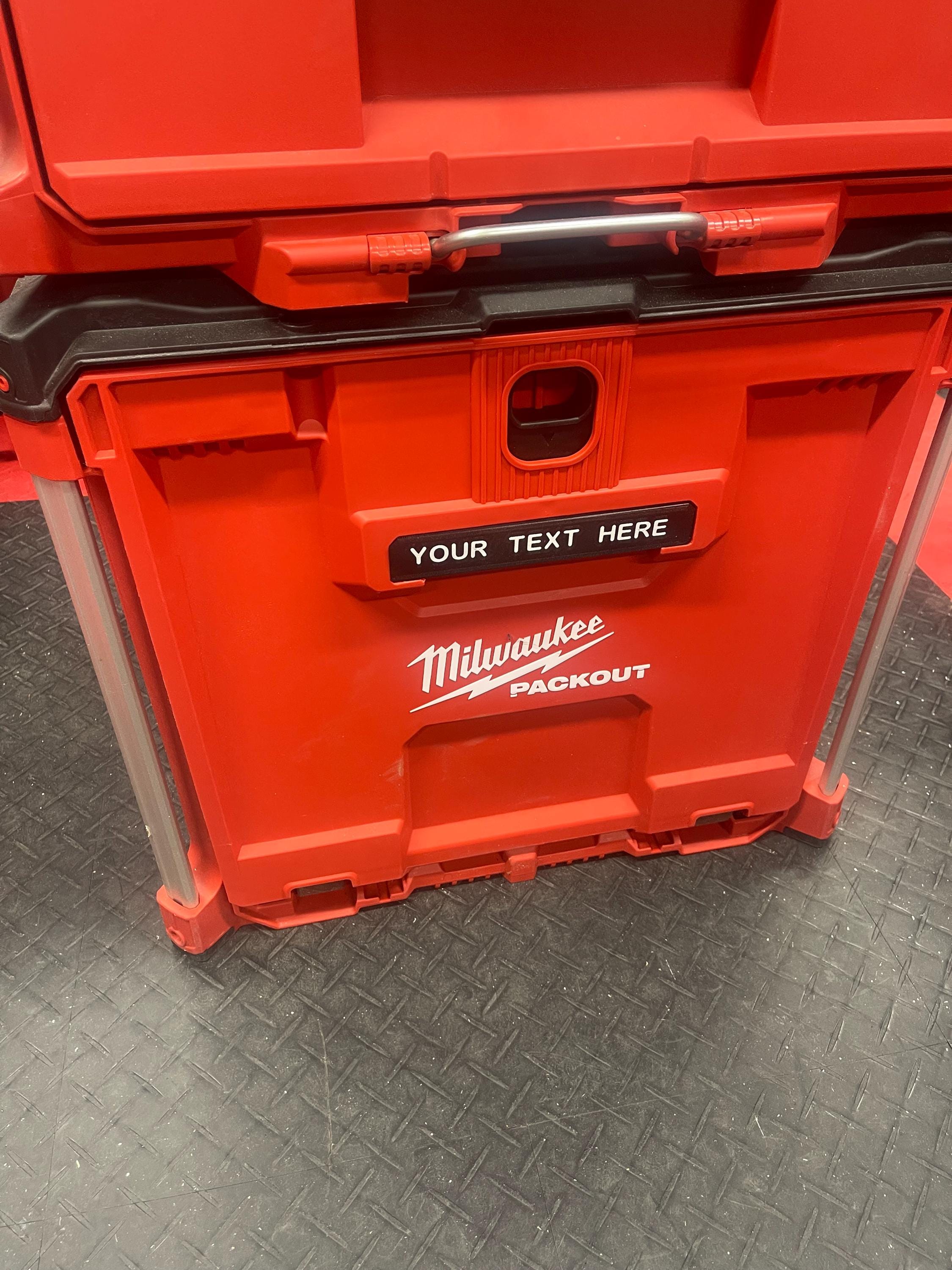 Milwaukee Packout New Rolling Tool Box Custom Label/ Handle - Etsy