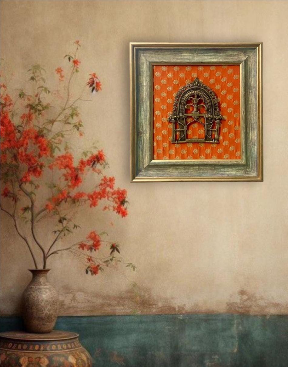 Framed on Raw Silk - Etsy