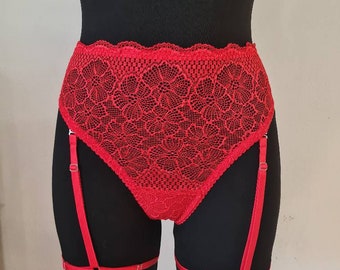 Panties, Erotic lingerie panties, Romantic lingerie, Red lace lingerie, Black lace lingerie