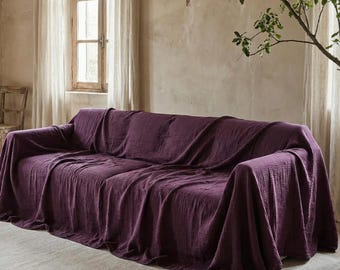 Custom Slipcovers for Livingroom Muslin Couch Cover Extra Large Luxurious Double Gauze Cotton Couch Cover Eco friendly Bedspread Coverlet