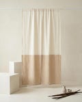 Color Block Noren Curtain, Natural Muslin Cotton Custom Noren Curtain, Noren Doorway Curtain, Japanese Curtain, Split Curtain Room Divider product logo