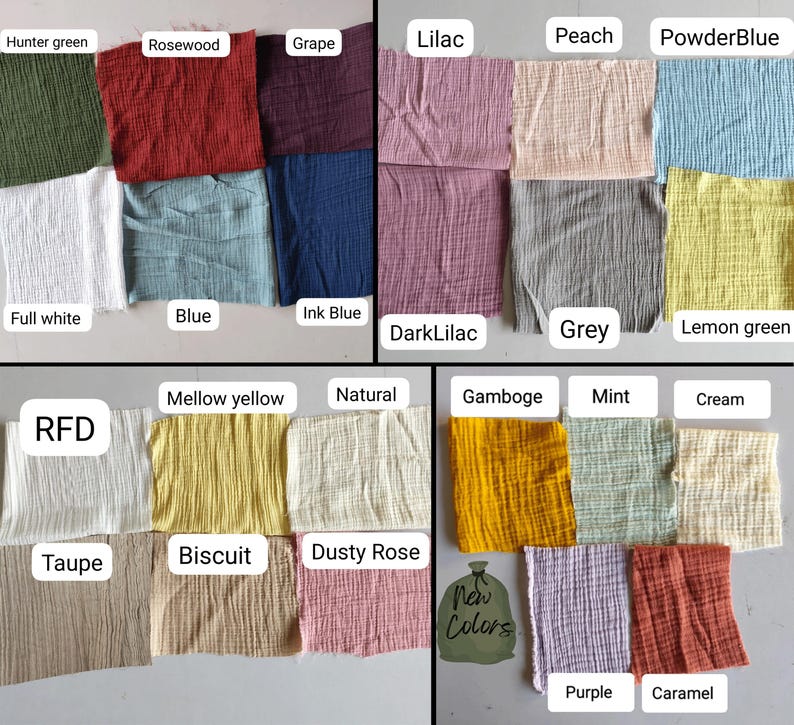 Korta cafégardiner i bomullsmuslin, mjuka dubbelgasvävda boho köksgardiner, minimalistiska lantlig fönsterpaneler bild 7