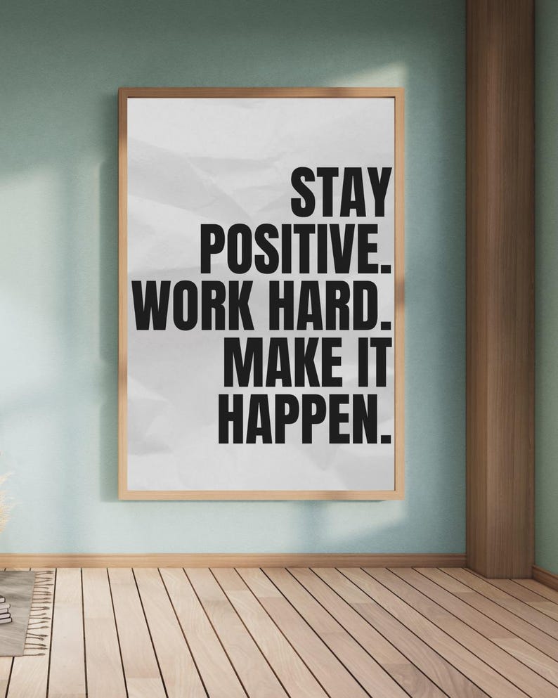 Motivational Quote Printable Wall Art | Instant Digital Download | Home ...