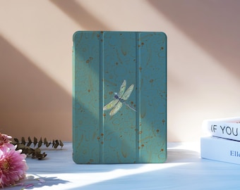 Dragonfly iPad Case With Pencil Slot For iPad 11/10/9, iPad Pro 11"12.9", iPad Air 7/6 11"13", iPad Pro 12.9"11"2024, iPad Mini 6/7, M4 M2