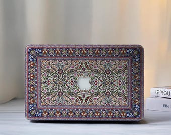 Retro Floral Macbook Case Cover for Air 15/13/11 Inch, Macbook Pro 13/14/15/16, Laptop Sleeves M4 M3 M2, 2026 2025 2024, MacBook Neo Case
