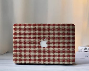Red Square Print Macbook Case Cover for Air 15/13/11 Inch, Macbook Pro 13/14/15/16, Laptop Sleeves M4 M3 M2, 2025 2024 2023 Macbook Case
