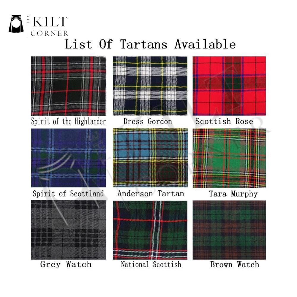 Scottish Plaid Tartan Wool Fabric Sold by Yards - 54" Width Acrylic ...