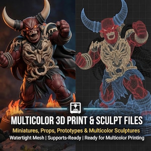 Professional 3D Modeling Service | Custom STL Files | Cosplay Props Game Characters Miniatures