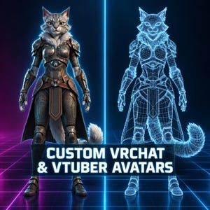Custom VTuber Model, Live2D or 3D Character for Streaming