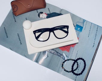 RAY-BAN Black Frame Clear Lens Glasses