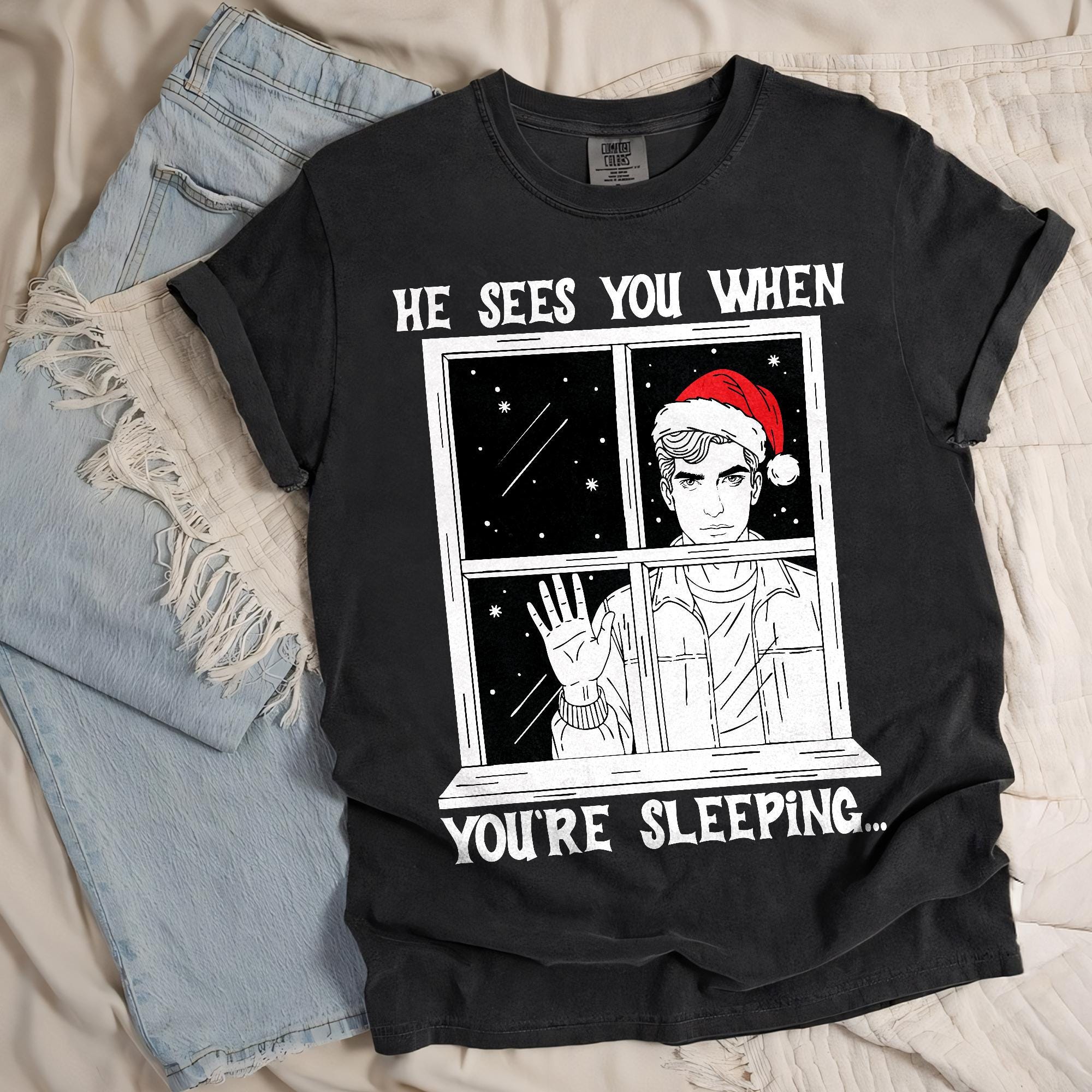 He Sees You Sleeping - Etsy