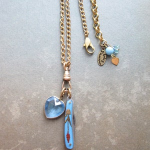 Pocket Knife Pendant Necklace / Charm Holder / Vintage Repurposed Jewelry / Summer Fashion / OOAK image 3