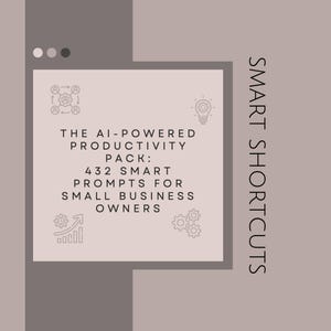 AI Prompt Pack + Customisation Guide for Small Business Owners | Instant Download
