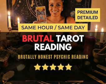 Same Hour Brutal Tarot Reading | Brutally Honest Psychic Reading | No Sugar Coating Truths on Love, Career & Future | Medium Insight