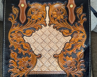Hand-tooled Tote Bag