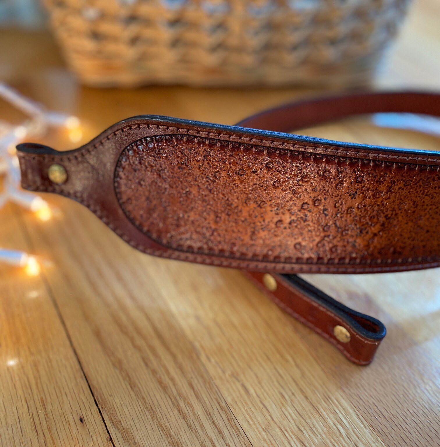 Rifle Sling Aged Metal Textured Etsy