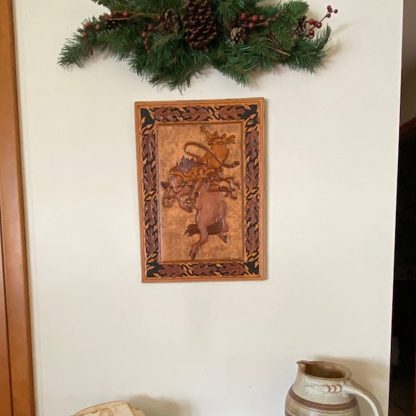 Leather Wall Hanging Etsy