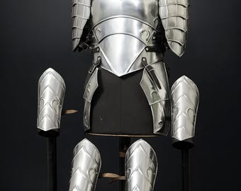 Brave Lady Knight Full Suits Cuirass Armor Set: Medieval Female Cuirass LARP, Cosplay
