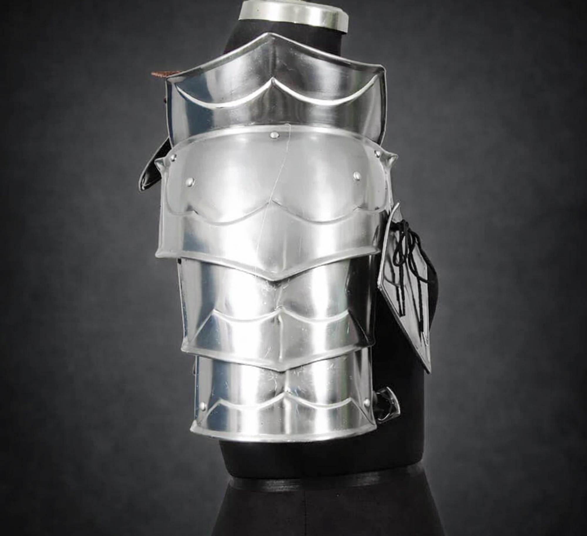 Women's Knight Pauldrons With Gorget Set: Medieval LARP Cosplay Armor ...