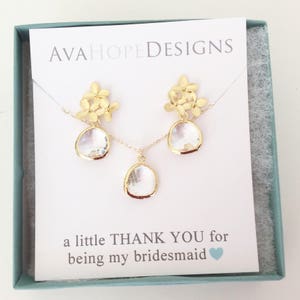 Zierliche Ohrringe, Brautjungfer Ohrringe, Brautjungfer Set, Brautjungfer Geschenke, Hochzeitsschmuck, zierlicher Schmuck