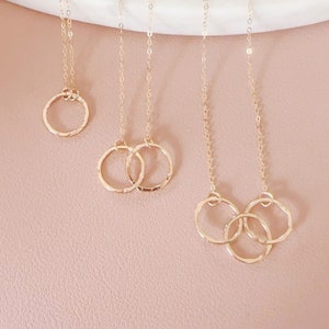 gold necklace, gifts for her, gold circle necklace, minimalist, necklaces for women, jewelry, gift for mom, gift for women