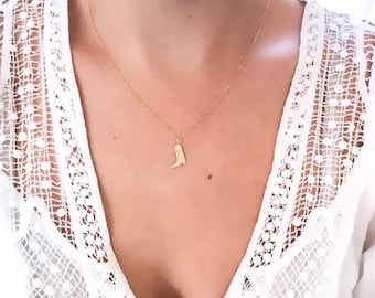 Cowboy Boot Necklace, Cowgirl gift, Dainty Cowboy Boot Necklace, Whimsical Gift, Fun Jewelry Gift, Birthday Gift, Western Necklace