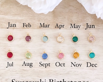Swarovski Birthstone Charm Add-On (6mm)