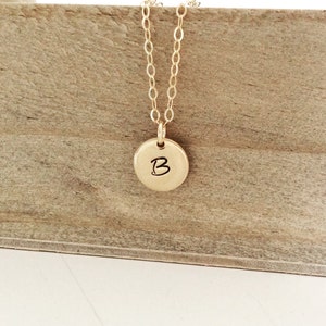 Personalized gift, gifts for her, minimalist, dainty necklace, initial necklace, gold necklace, gifts