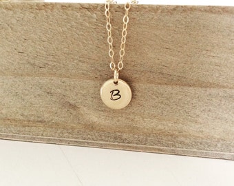 Personalized gift, gifts for her, minimalist, dainty necklace, initial necklace, gold necklace, gifts