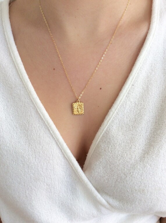 Buy Gold Bee Necklace Queen Bee Necklace Gold Necklace Online in