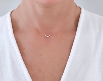 Tiny Necklace, Dainty Necklace, gifts for her, Rose gold necklace, Gold necklace, Tiny Necklace, Simple Necklace, Minimalist Necklace