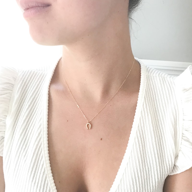 Sterling Silver Minimalist Necklace For Women, Layering