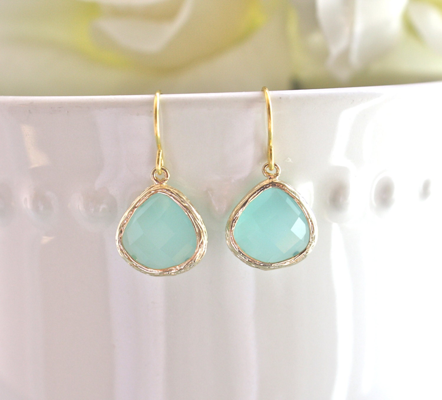 Gold Earrings, Dainty Gold Earrings, Gold Jewelry, Small