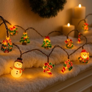 Weihnachts-hängendes feenhaftes Licht, dekorative geführte Partylichter, Batterie-Schnur verzieren Beleuchtung, Plug-In-Nachtlampen