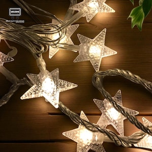 Outdoor hängende Lichterkette, dekorative LED-Party-Lichter, Batterie-Schnur verzieren Beleuchtung, Weihnachtsnacht-Plug-in-Lampen