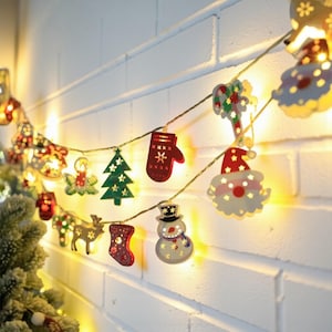 Weihnachts-hängendes feenhaftes Licht, dekorative geführte Partylichter, Batterie-Schnur verzieren Beleuchtung, Plug-In-Nachtlampen