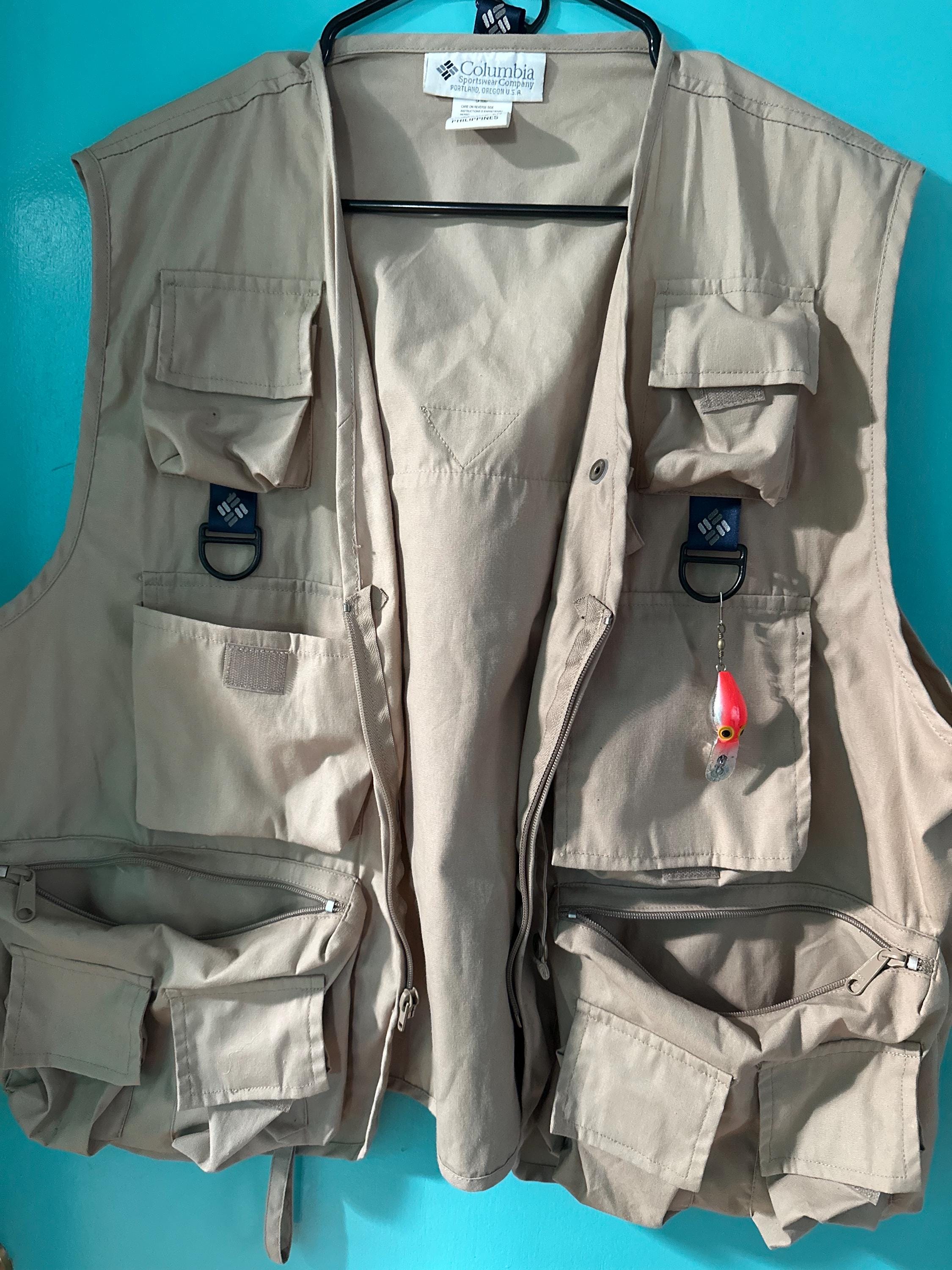 Vintage Columbia Vest - Etsy