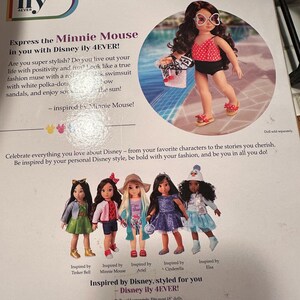 Disney Lily 4ever Cinderella inspired 18” doll Princess Elsa Minnie Rapun Outfit image 2