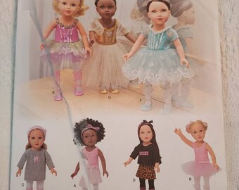 McCalls 1243 doll clothing 18 inch doll Elaine Heigl design